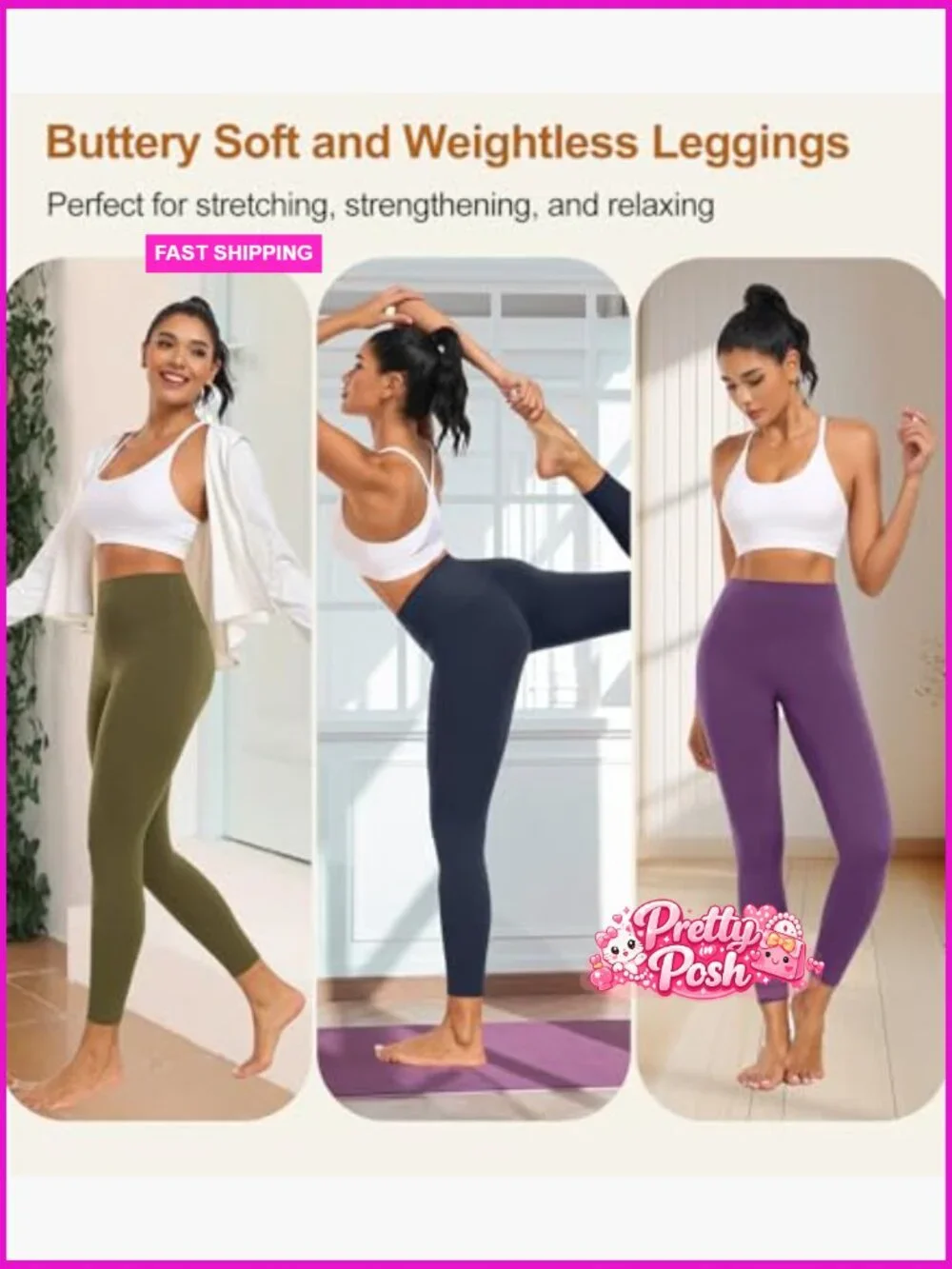 Polyamide Lycra High Waisted Yoga Leggings 25